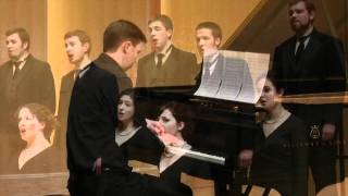 CWU Chamber ChoirGjeilo quotUbi Caritasquot with piano improv [upl. by Acinot50]