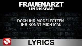 FRAUENARZT  UNDISSBAR AGGROTV LYRICS KARAOKE OFFICIAL VERSION [upl. by Lielos]