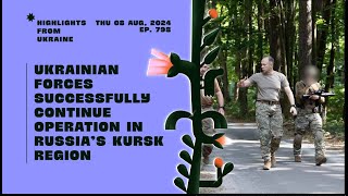 Ukrainian forces successfully continue operation in Russias Kursk region  08 Aug News Summary [upl. by Wedurn]