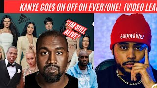 KANYE goes on rant about JAY Z Aaron Carter Kardashians etc… Leaked Footage [upl. by Ssilb]