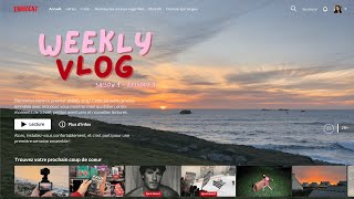 Weekly vlog  Magasin match de hockey amp coucher de soleil [upl. by Sabian]