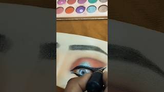 Eyeshadow eye makeup mini tutorial step by step on dummyeyemakeupkaisekare eyemakeupsofteyelook [upl. by Dew]