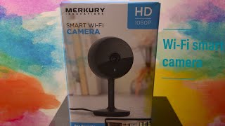 Merkury smart WiFi camera Unboxing and Reviewing [upl. by Reginauld814]