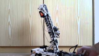 Eurobricks Lego Technic Contest TC8 Entry Folding crane [upl. by Atsyrk]