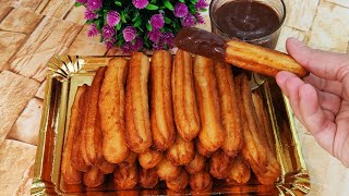 cómo hacer CHURROS CASEROS SIN CHURRERA NO EXPLOTAN DE LA FORMA MÁS FÁCIL Y RÁPIDA QUE VERÁS [upl. by Ennybor816]