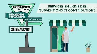 Présenter une demande de financement en ligne  Services en ligne de subventions et contributions [upl. by Mulvihill]