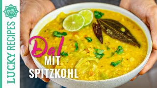 Spitzkohl Rezept mit Dal  Gesunde Linsensuppe 🥰  Indisch Kochen [upl. by Fine]