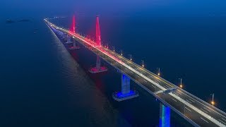 Milestones of the Hong KongZhuhaiMacao Bridge construction [upl. by Gildas]