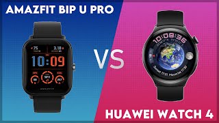 Amazfit Bip U Pro vs Huawei Watch 4 Comparison [upl. by Eenimod]