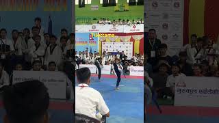 Poomsae 4 swastik amp saya taekwondo taekwondoo taekwondoko [upl. by Sedgewinn185]