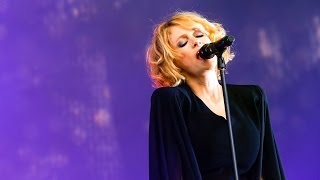 Goldfrapp  Strict Machine at Glastonbury 2014 [upl. by Ydnim]