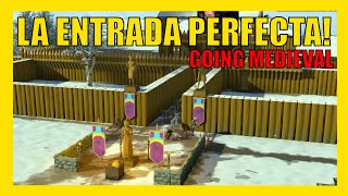 🐐 ADORNANDO LA ENTRADA 🐐 GOING MEDIEVAL T2 16 Gameplay español [upl. by Auj17]