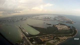 A340 Miami Cockpit Landing  GoPro Cam Test [upl. by Proctor]