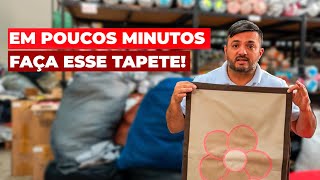 Como Fazer Tapetes com Retalhos de Tecido e Ganhar Renda Extra [upl. by Ecyor74]