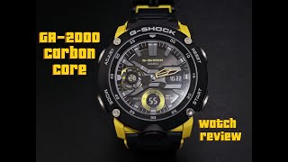 Casio GShock GA2000 Carbon Core Guard Review [upl. by Debbee888]