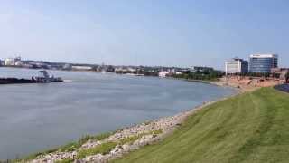 Coal barge on La Belle Riviere Evansville IN [upl. by Lauzon]