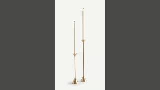 Candle holder decoration ideas I Brass candle holders I Home decoration ideas I Candle stick holder [upl. by Nodnalb]