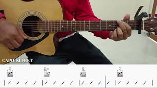 Hainari Easy Guitar Chord by Udalguri Music school [upl. by Nylarahs315]