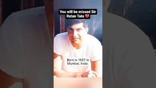 Ratan Tata will always be remembered 😞 short youtubeshorts ratantata tata death ratantata ai [upl. by Amalberga969]