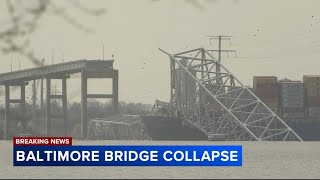 Baltimore bridge collapse 6 people still missing mayday call helped save lives [upl. by Laurentia]