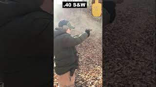 9mmP VS 40 SampW VS 45 ACPP from 12 Yards  Federal Solid Core [upl. by Haney914]