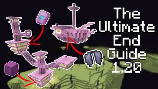 End Cities Shulkers and Elytra l The Ultimate End Guide 120 Minecraft Survival Bedrock amp Java [upl. by Lletnohs]