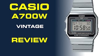 Casio Vintage Collection A700W Review [upl. by Francklin]