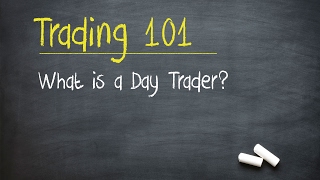 Trading 101 What is a Day Trader [upl. by Ayidah]