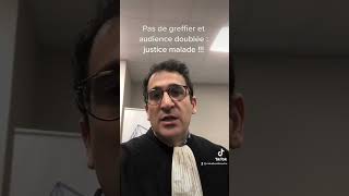 Absence de greffier et audience surchargée avocat penal justicemalade [upl. by Oira866]