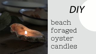 DIY oyster shell candles [upl. by Nitnerb896]