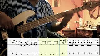 Camilo Sesto  Vivir Asi Es Morir De Amor Bajo Bass Cover with TAB [upl. by Bohman]