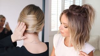 15 Easy Hairstyles for Short Hair Youd Love to Try [upl. by Alfons718]