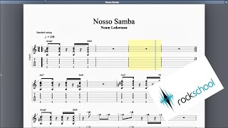 Nosso Samba Rockschool Grade 8 Guitar [upl. by Modesty524]