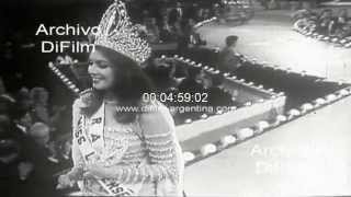 Marta Maria Cordeiro wins competition Miss Universe 1968 [upl. by Ahsinnek]