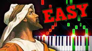 While Shepherds Watched Their Flocks by Night  EASY Piano Tutorial [upl. by Nalehp]