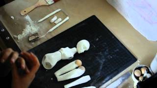 BJD sculpting Vlog Part 14 Progress update [upl. by Polash]