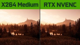 X264 Medium vs RTX NVENC  Comparison [upl. by Berlauda53]