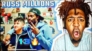 AMERICAN REACTS to Russ Millions  13 Official Video 😱🔥‼️ [upl. by Tonie]