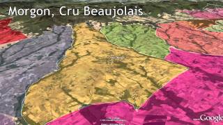 Beaujolais Crus tour with Google Earth [upl. by Teodora577]