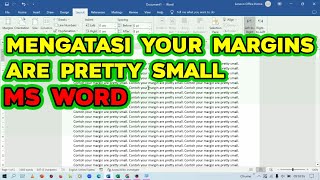 Mengatasi Your Margins Are Pretty Small Saat Print Dokumen Microsoft Word [upl. by Eada611]