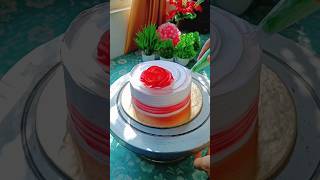 A simple cake decorating shorts 🥰💐 shorts shortsvideo shortsfeed short shortvideo shortsviral [upl. by Akeret456]