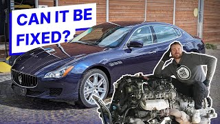 Look Inside a 187k mile Ferrari Engine  Maserati Quattroporte GTS 530hp V8  PT2 [upl. by Bjork]