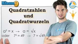 Quadratzahlen und Quadratwurzeln  Klasse 9 ★ Wissen [upl. by Zavala]