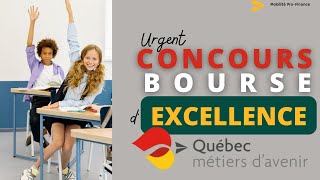 Urgent 🔥Bourse détude internationale aux métiers davenir au Québec au Canada 🇨🇦 [upl. by Shiller]