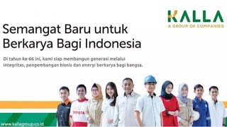 LOWONGAN PEKERJAAN KALLA GROUP UNTUK KAWASAN INDONESIA TIMUR [upl. by Post894]