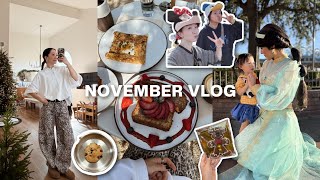 NOV VLOG｜全家被病毒击倒🦠 养病周末日常｜好久没做下饭烧排骨｜迪士尼圣诞🎅🏼抱着公主不撒手｜黑五必买清单 [upl. by Lamrert]