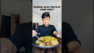 Crunchy aalu tikiya at home 😋😍shorts ytshorts food asmr [upl. by Renaldo]