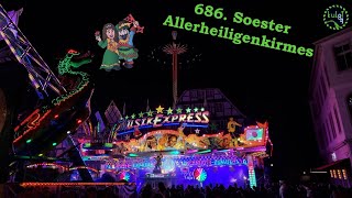 Allerheiligenkirmes Soest 2024 Impressionen [upl. by Gnim553]