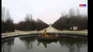 Los jardines del Palacio de Versalles 4 en invierno Paris 2011 [upl. by Airdnalahs167]