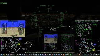 XP12 CL650 Kathmandu VNKT RNP approach and landing [upl. by Truelove]